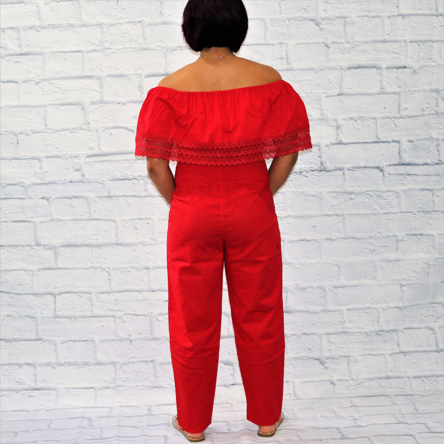 Campesina Jumpsuit Red