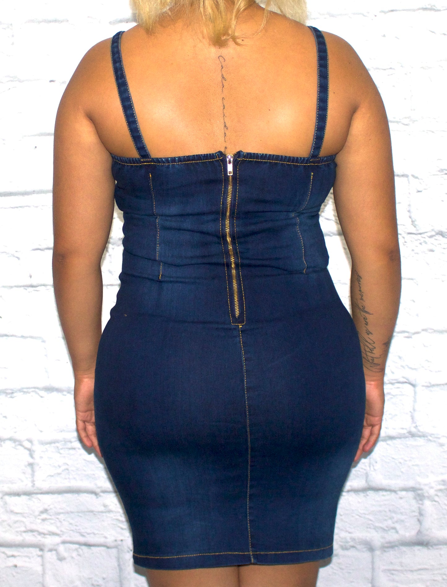 Coqueta Denim Dress