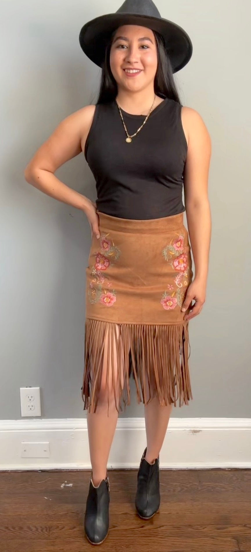 Dance All Night fringe Skirt