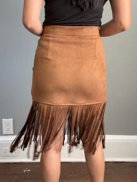 Dance All Night fringe Skirt