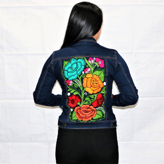 Floral Jean Jacket