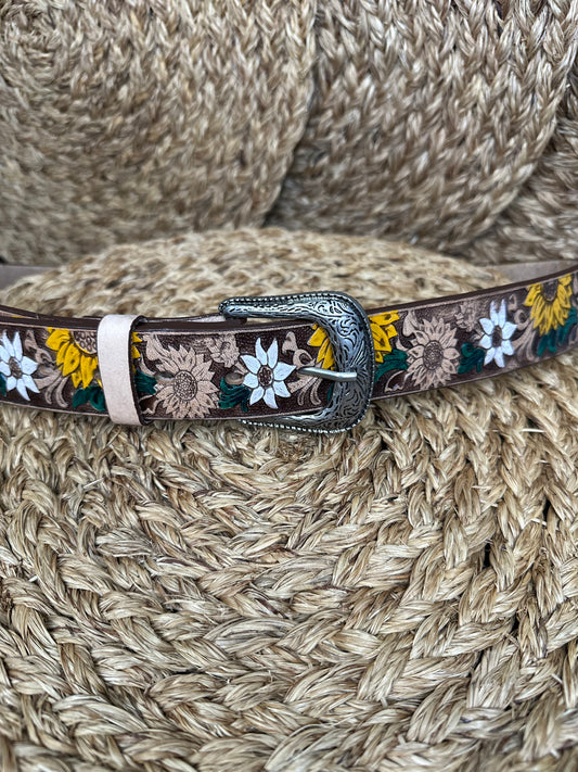 Girasol Leather Belt
