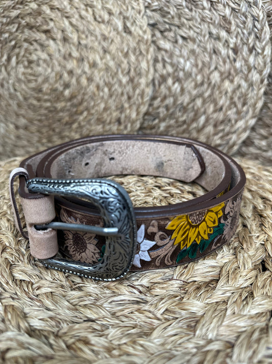 Girasol Leather Belt