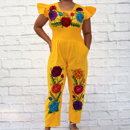 La Floriada Jumpsuit Yellow