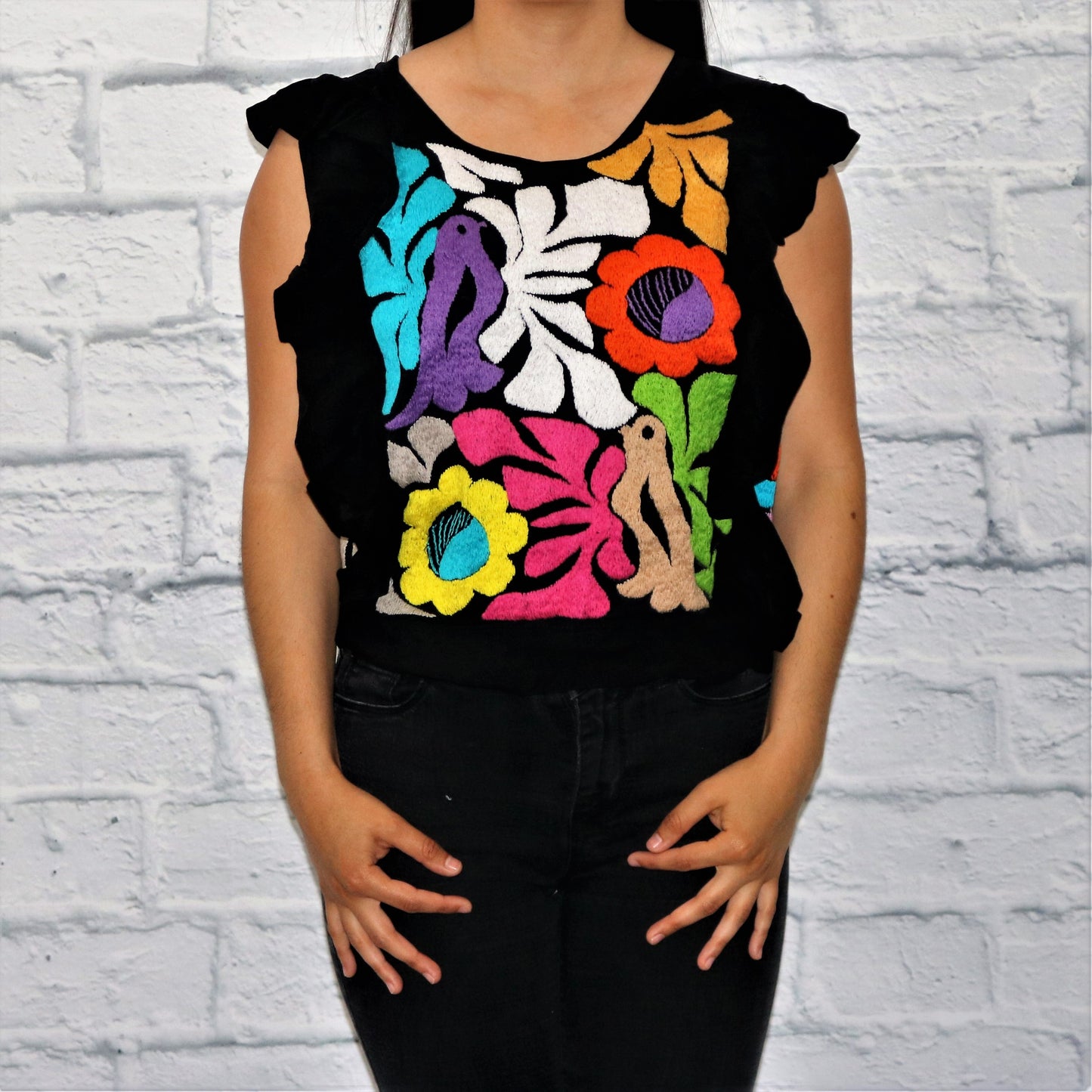 Mariposa Cut Top Black