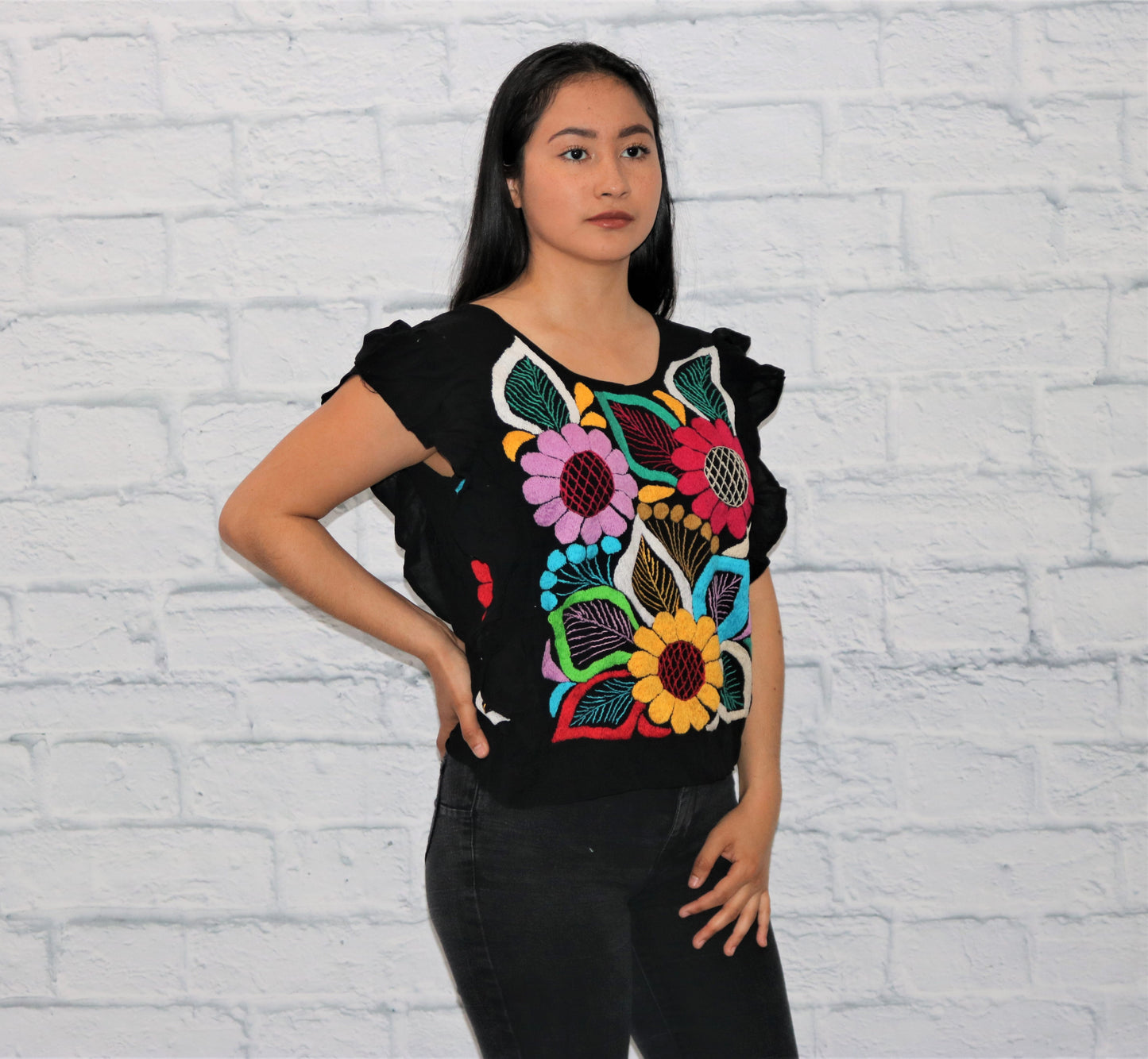 Mariposa Cut Top Black