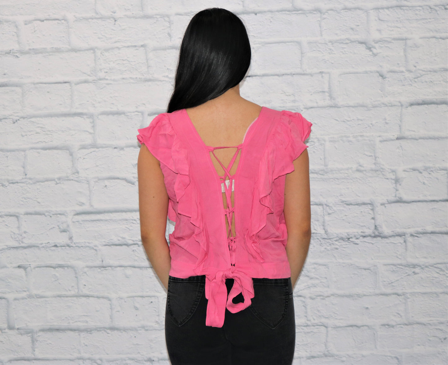 Mariposa Cut Top Pink