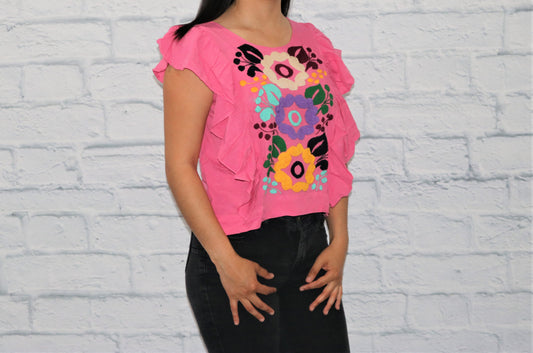 Mariposa Cut Top Pink
