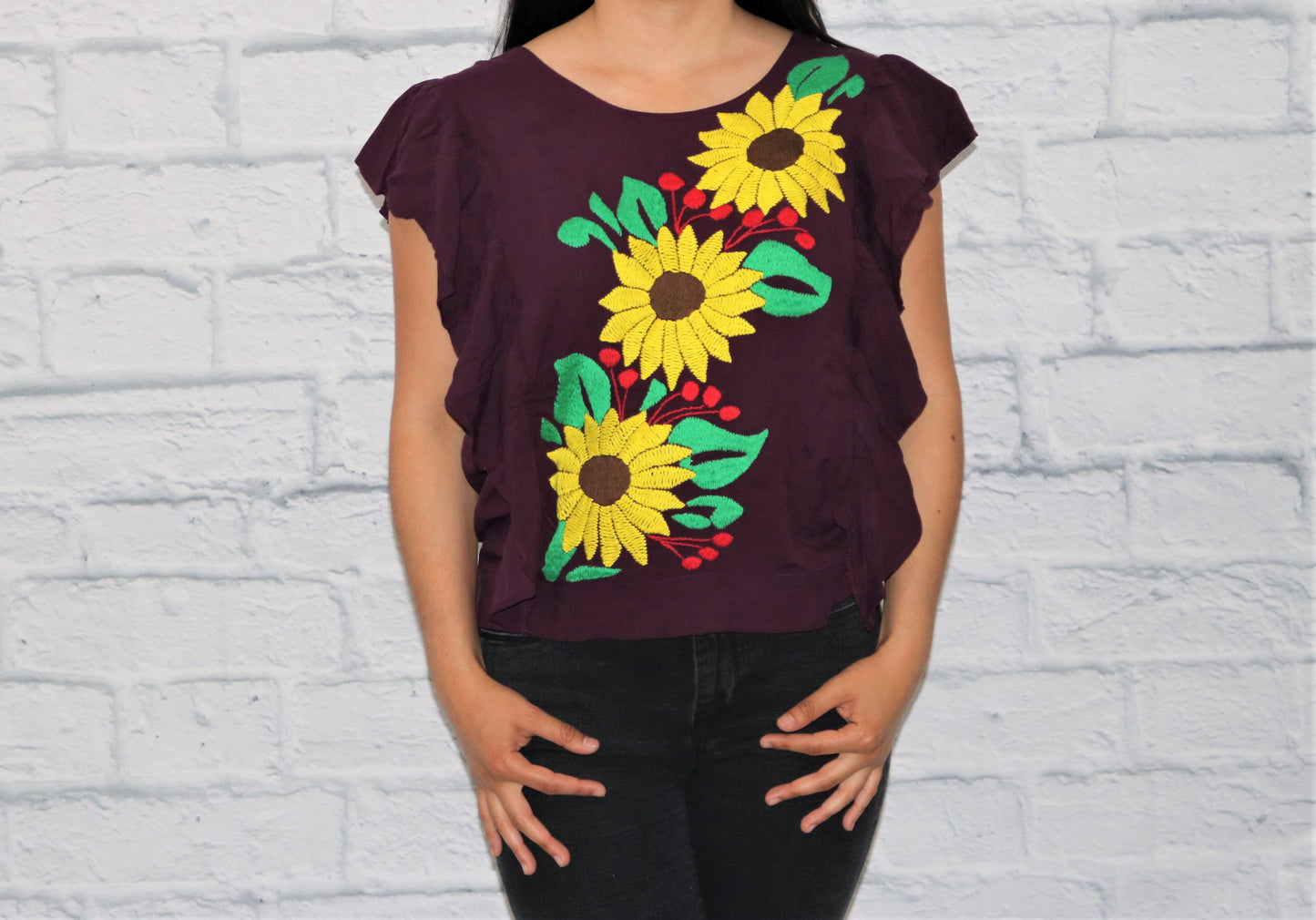 Mariposa Cut Top Deep Purple