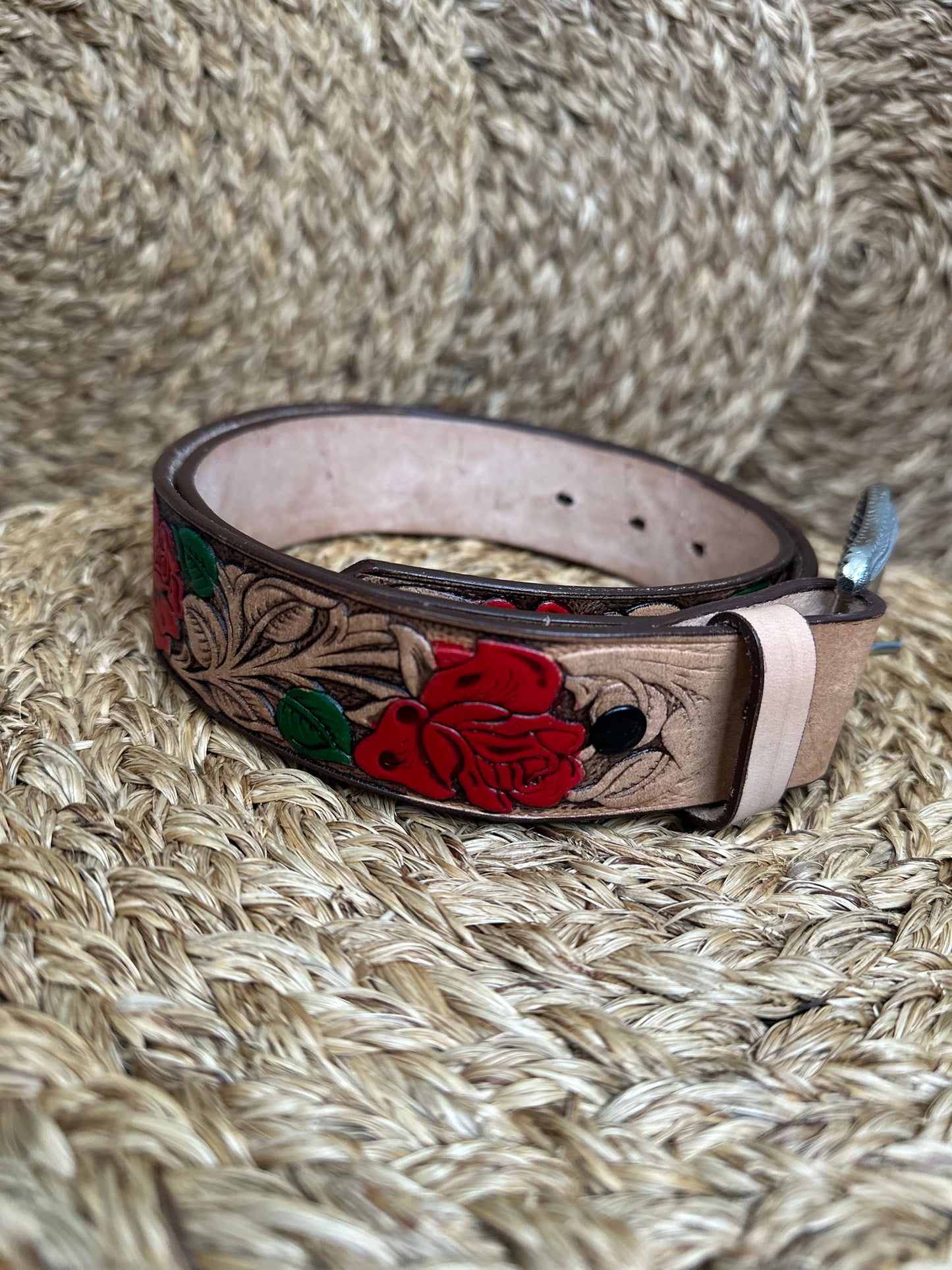 Rosas Leather Belt