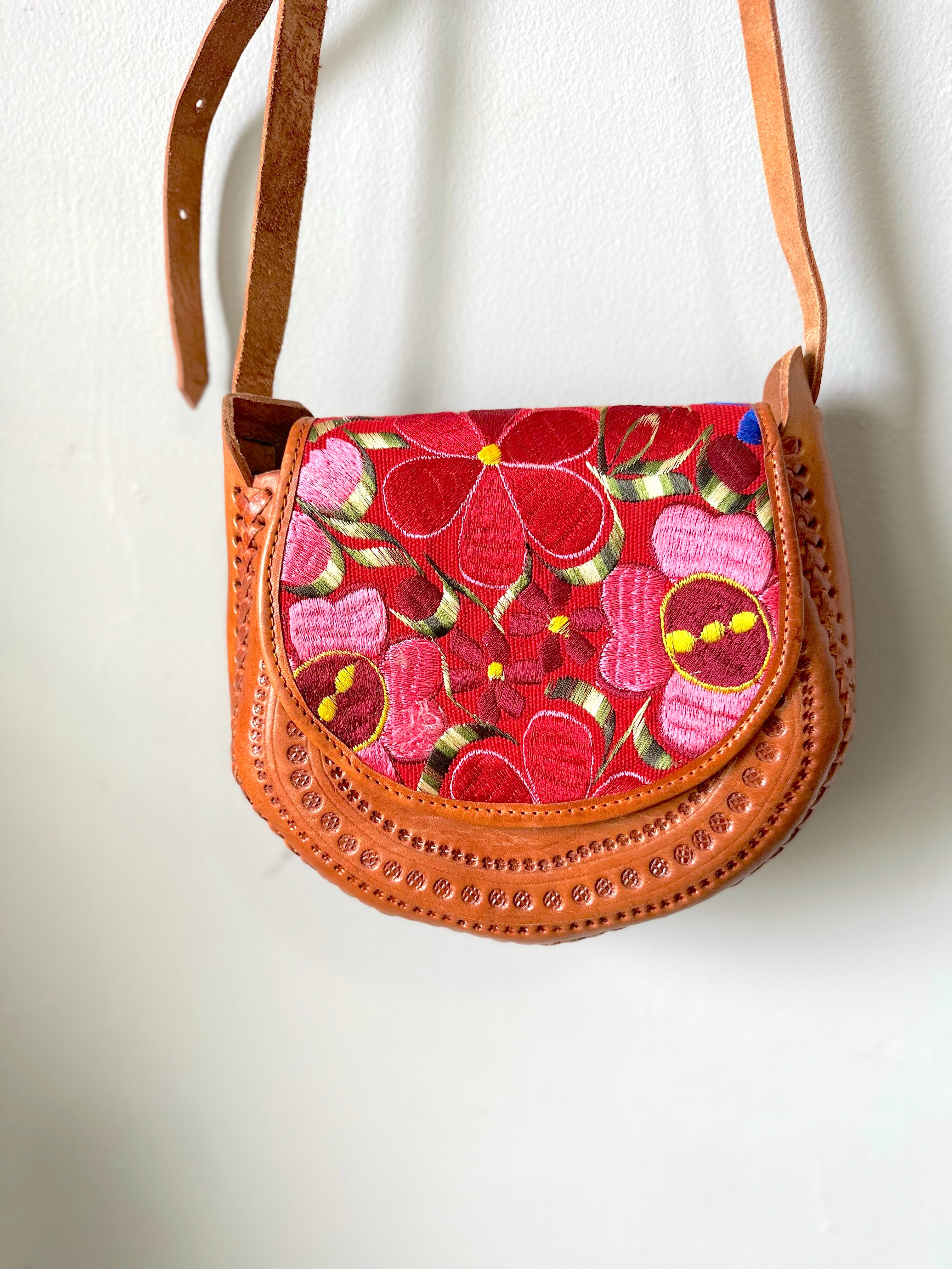 Buy Floral Embroidered Shoulder Bags From Chiapas, Mexico Handmade Mexican  Purse Online in India - Etsy
